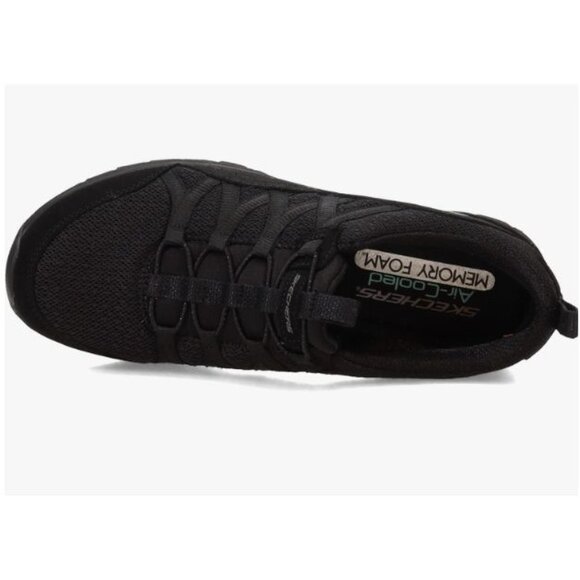 SKECHERS Sport Gratis Live Golden Black Size 8.5 NEW - Picture 8 of 11